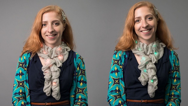 How-To: Light-Up Chameleon Scarf That Matches Any Outfit